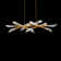 Solitude 12 Light Crystal LED Linear Pendant