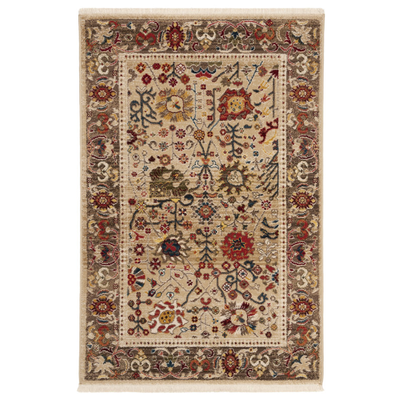 Vintage Look Area Rug, Rectangle 122 x 183cm