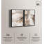 Stonewashed Tones Duo Canvas Print Abstract Wall Decor Set by Art Remedy, Silver Frame, 36 x 54-809963764-809963773