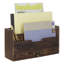 Stonefort Wood 3 Slot Office File Organiser-2141061929