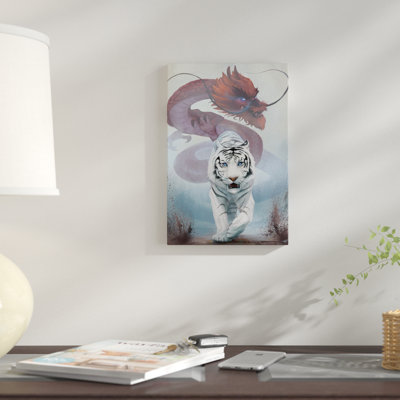 «The Tiger and The Dragon», impression sur toile