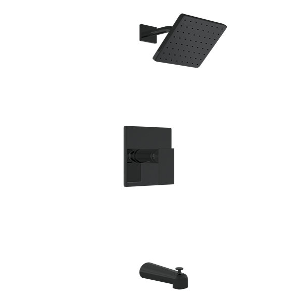 Trova Black Nickel Wall Mounted Shower Set
