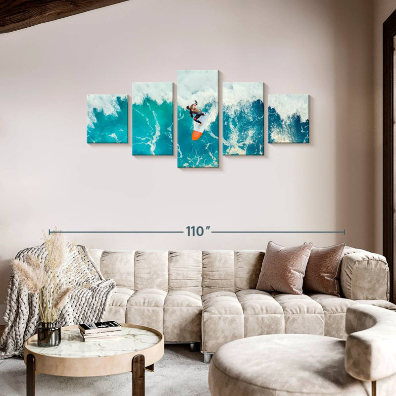 Wave Surfer, 36" H x 80" W