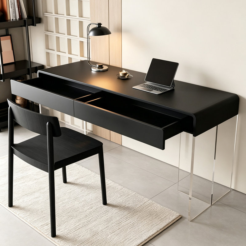 Bureau de luxe moderne, 29.53" H x 55.12" W x 19.69" D
