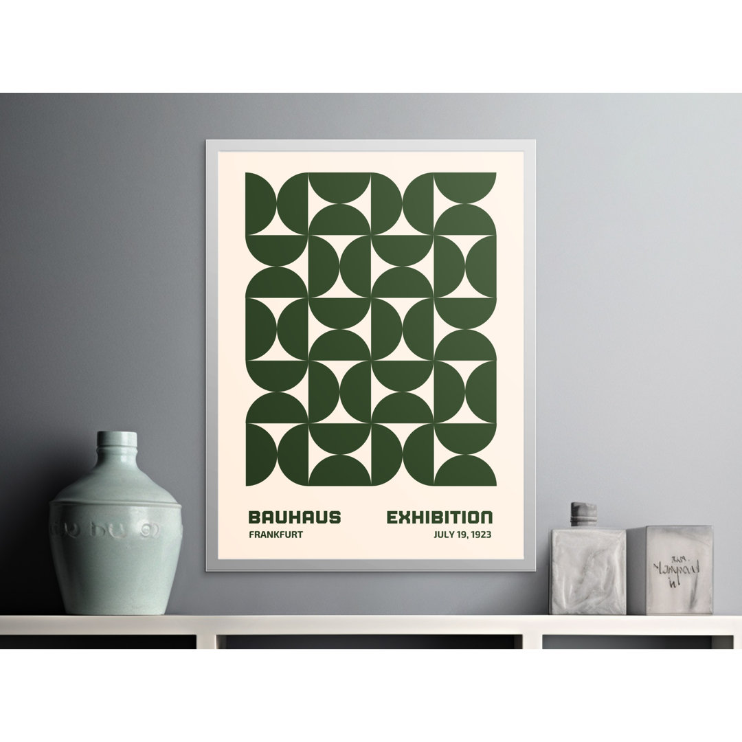 Bauhaus Wall Art, Geometric Art Print, Exhibition Poster, Modern Art Decor, Frankfurt July 1923
