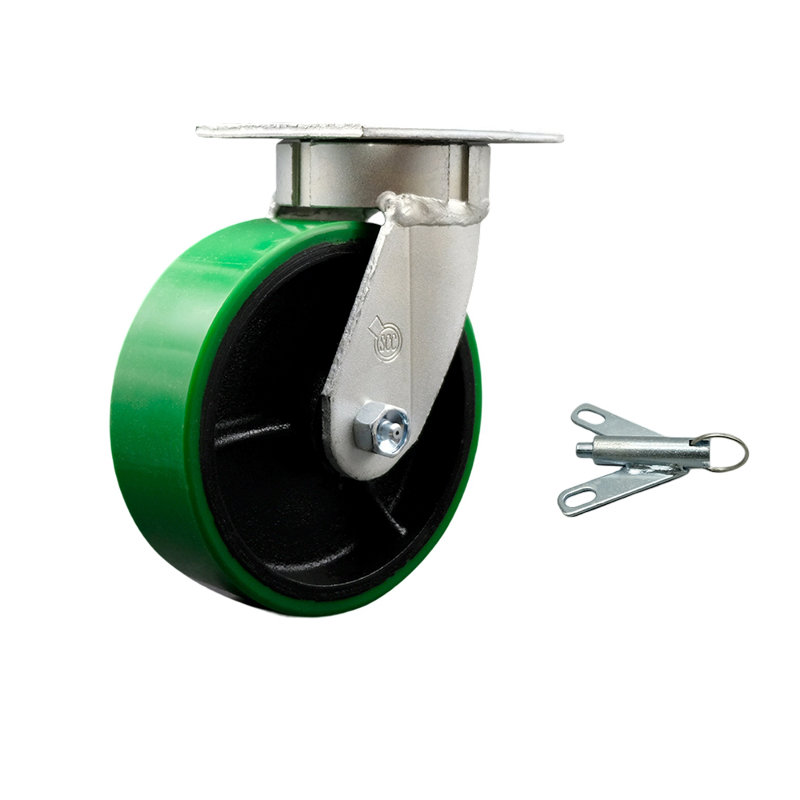 Roulettes pivotantes Kingpinle, Vert