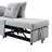 Versatile Convertible Sofa Bed With Adjustable Back And Storage Pockets-1552436929