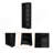 Sutton 4 Shelves Bookcase With Modern Storage Shelves-1189421181