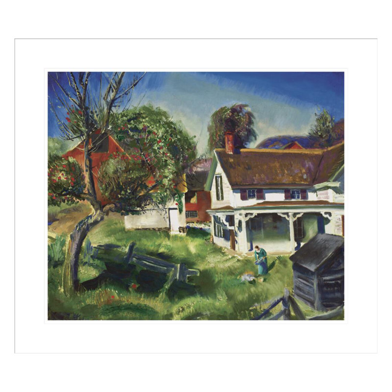 «Jim Twadell's Place» par George Wesley Bellows - impression giclée encadrée, H 22,73 po x l 29,5 po