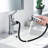 Pull Out Bathroom Faucet, Single Hole Bathroom Sink Faucet with 3 Sprayer Modes Pull Down Sprayer-102528288