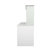 Spacious Home Office Computer Desk with Hutch, Antiqued White, Ample Storage and Cable Management-174011344