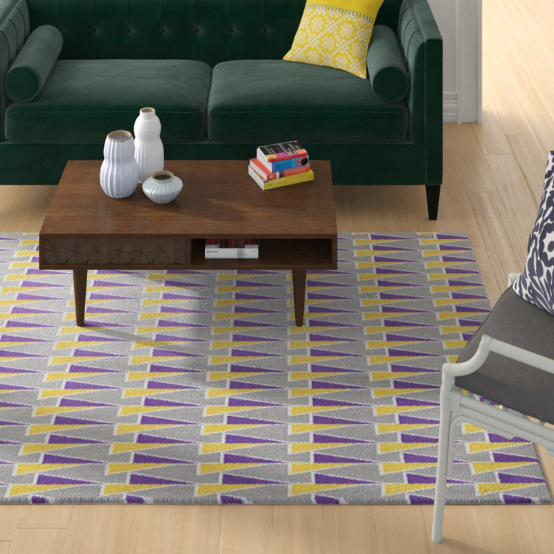 Jordao Geometric Indoor Rug, Rectangle 5' x 7'