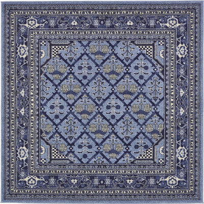 Tapis bleu Lesa