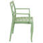 Ensemble de chaises de salle à manger empilables en plastique Aonghus-754961990