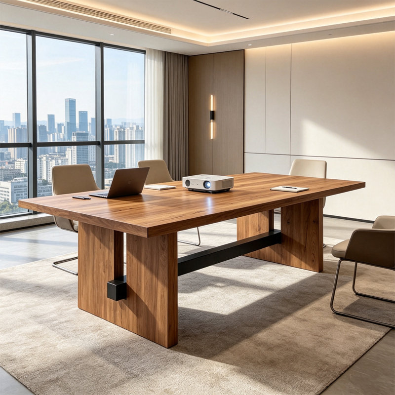 Table de conférence Modern, H 29,53 po x L 70,87 po x l 31,5 po