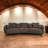 Bash 145"L Upholstered Sofa with 7 Pillows