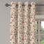 Rideau décoratif à œillets 2 panneaux noir et blanc Dakota Fields, 50 po x 54 po, crème magenta-1535353108