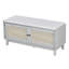 Banc en rotin avec rangement Boho-209648129
