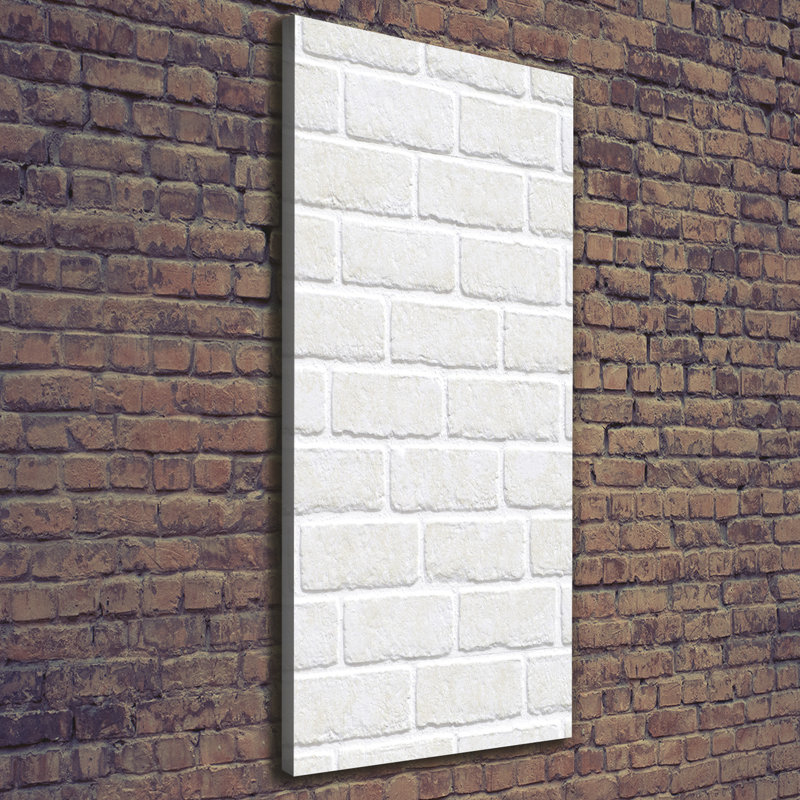 Brick Wall - Wrapped Canvas Print