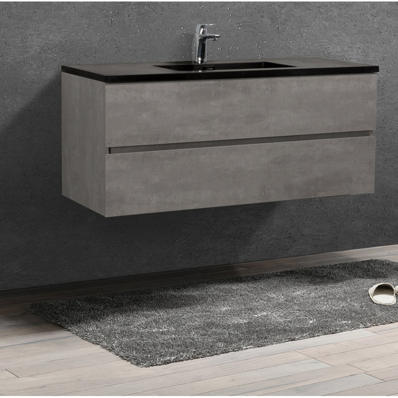 Spielman 47" Wall-Mounted Single Bathroom Vanity Set