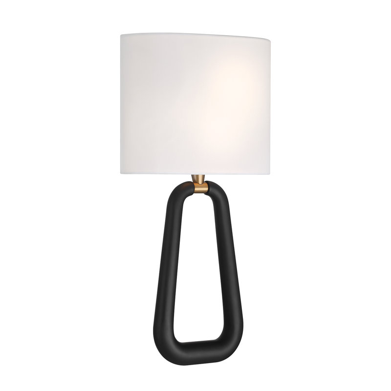 Carreno 2 Light Aged Sconce, Black