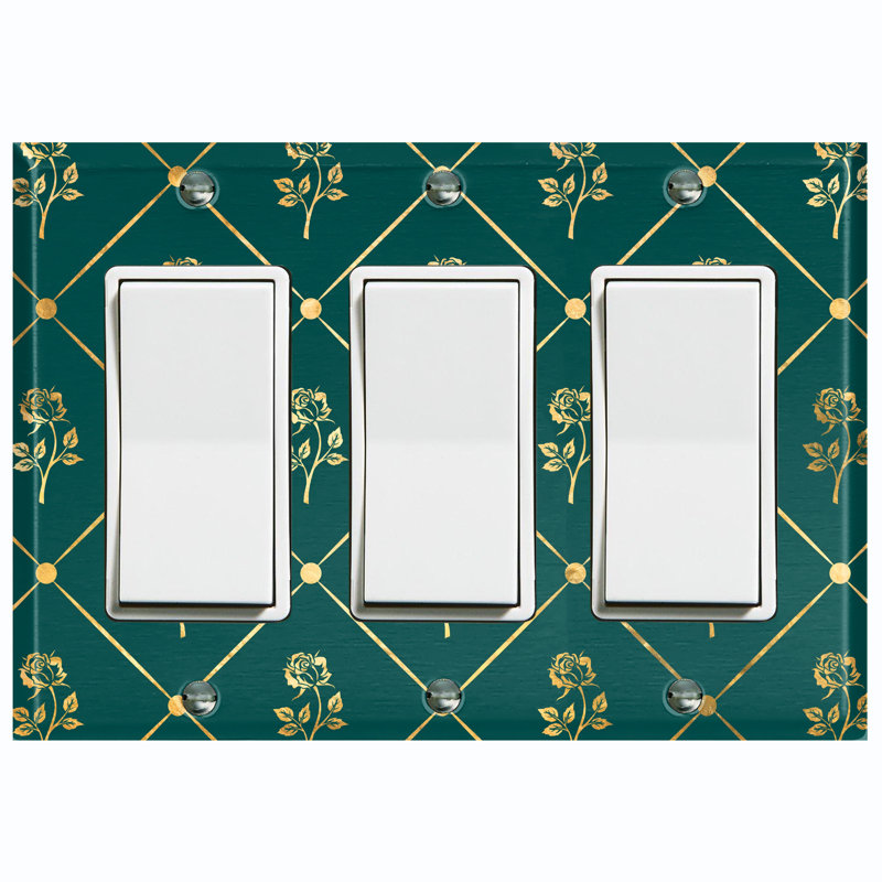 Plaque murale berçante Damask Rose