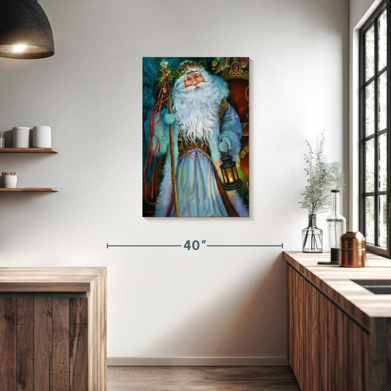 Père Noël à l'ancienne Lelend, H 36 po x l 24 po