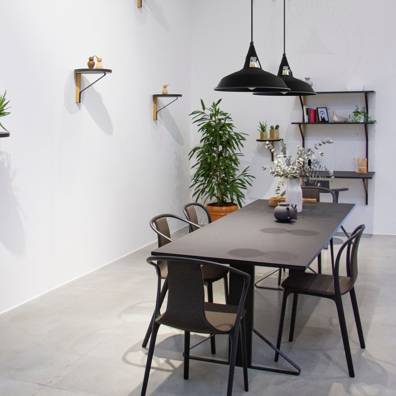 1 - Light Single Pendant, Yes, Black