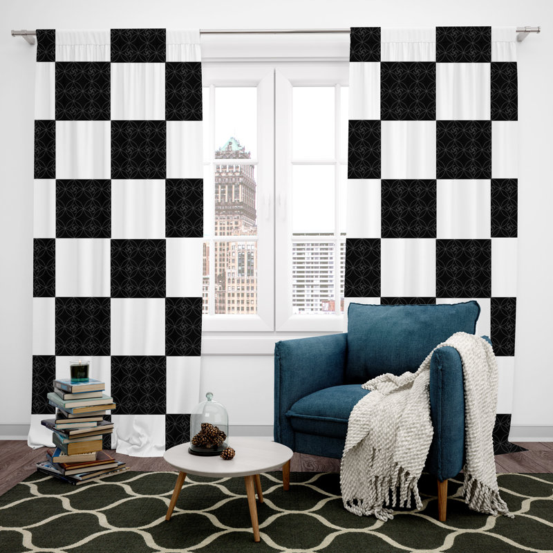 Paire de rideaux obscurcissant en polyester Bakerhill, L 40 po x L 82 po
