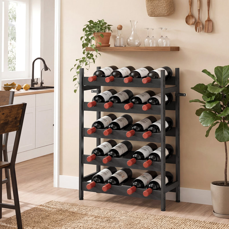 Multi-tiered, Open Shelving, Floor Black