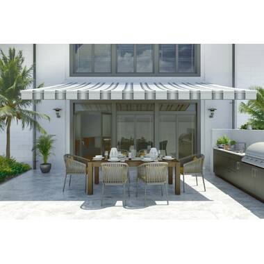 SunSetter Awning 14' Wide FABRIC - East Ridge Cocoa (Sunbrella, Fabric Only)