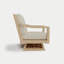 Solerno Heated Swivel Chair — Dove-739103963