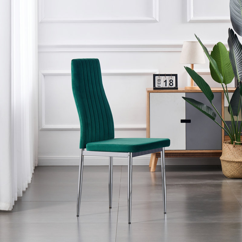 Gabrielle Upholstered Dining Chair, Green