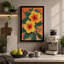 Hibiscus in Gold Botanical - Wrapped Canvas-1545310880-1545310906
