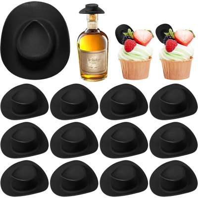 Mini Western Cowboy Hat Hat Doll Hat Plastic Cute Doll Hat Party Decoration Accessory