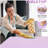 4ft Light Purple Portable Folding Table Indoor&Outdoor Maximum Weight 135KG Foldable Table for Camping-58766229