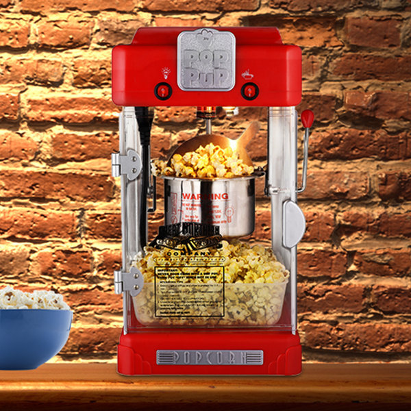 Retro KettlePopcorn Maker w/ Theater Popcorn Kit