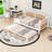 Rattan Wooden Daybed with Twin Trundle-2022014702-2022014701