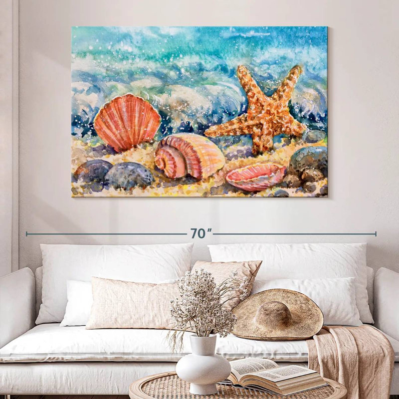 Aletra Seashore Nautical Beauties, 34" H x 51" W