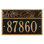 Nagano 1-Line Wall Address Plaque