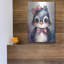 «Cute Penguin In Watercolor» par Momart, art mural en métal-1885647252