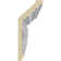 Échantillon - Moulure couronne Endurathane Richmond, H 5 1/2 po x P 2 1/4 po x F 6 po x L 12 po, apprêtée en usine