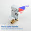Bidet avec barre de maintien en acier inoxydable-71242959