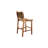 Elegant Brown 43.3 Inch Banana Weave Seating Barstool Set of 2