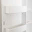 Armoire de cuisine, armoire de rangement blanche autoportante avec portes et tablettes, armoire de rangement pour cuisine, salon et salle à manger