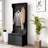 28" 3-In-1 Entryway Hall Tree With Storage Bench,Coat Rack With Four Hooks And Shoe Storage-1112163620