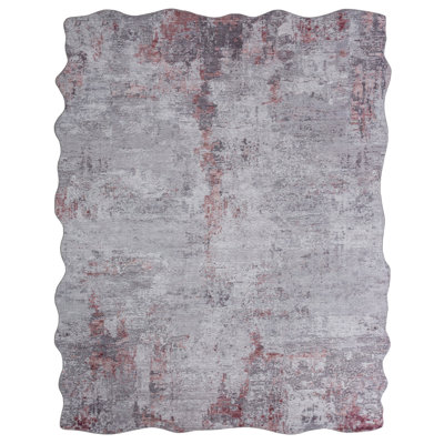 Tapis abstrait rose