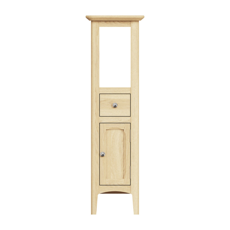 Claiborne Ash Assembled Tower Cabinet