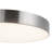 Cherylene 11-in Brushed Nickel dimmable LED Flush Mount-124959439