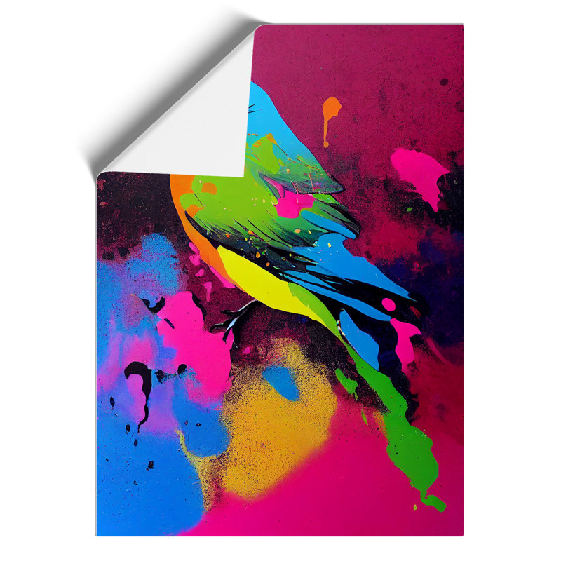 Bird Splash No.2 - Print, No Matte, Paper, 29.7cm H x 21cm W